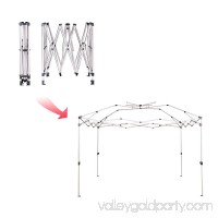 Cloud Mountain 10' x 10' Garden Pop Up Canopy Gazebo Patio Outdoor Double Roof Easy Set Up Canopy Tent with Carry Bag 5 Colors to Choose   